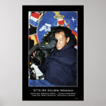 Astronaut Mamoru Mohri Poster