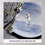 Astronaut Mark C. Lee Spacewalks posters