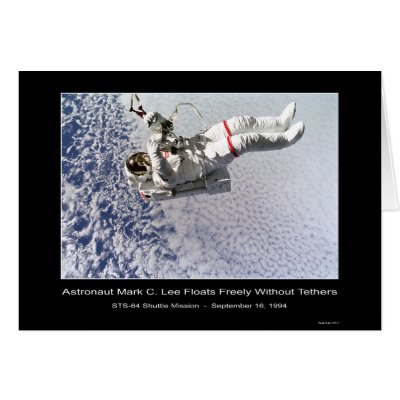 Astronaut Mark C. Lee Tests "SAFER" Sky Walk Card by Space_Exploration