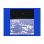 Astronaut McCandless Free Flying with Jetpack Postcard