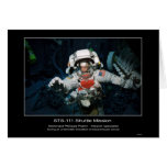 Astronaut Philippe Perrin underwater Training Card