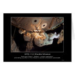 Astronaut Piers J. Sellers Spacewalk -NASA STS-112 Greeting Card