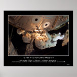 Astronaut Piers J. Sellers Spacewalk NASA STS-112 Posters