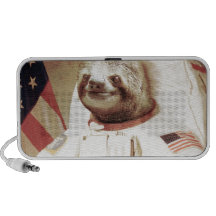 Astronaut Sloth Portable Speakers