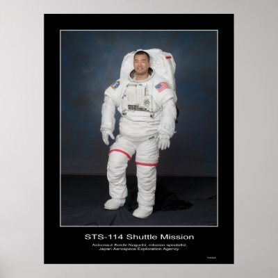 Astronaut Soichi Noguchi Japan Aerospace Poster by Space_Exploration