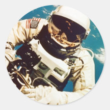 Astronaut Spacewalk Stickers