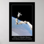 Astronaut Stephen K. Robinson  International Space Poster
