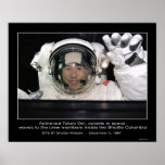 Astronaut Takao Doi, outside NASA Space Shuttle Posters