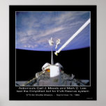 Astronauts Meade and Lee test the Simplified Aid posters