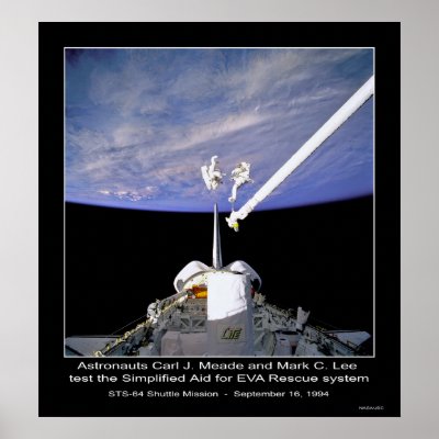 Astronauts Meade and Lee test the Simplified Aid Poster by Space_Exploration