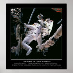 Astronauts Steven L. Smith and Mar... Poster