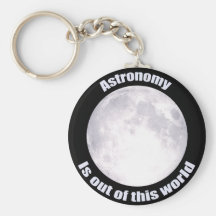 Astronomy Full Moon Keychain