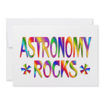 Astronomy Rocks Personalised Announcement