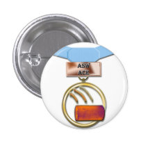 ASW Ace medal button