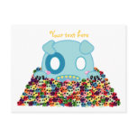 Asyl blue puppy + Your text here