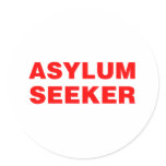 ASYLUM SEEKER stickers