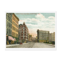 Asylum St., Hartford, CT 1911 Vintage Postcard