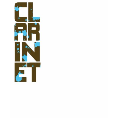 Asymetrical Clarinet Shirt by marchingbandstuff