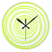 Asymmmetric Time Round Clock