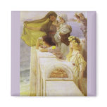 At Aphrodite's Cradle by Sir Lawrence Alma Tadema magnets