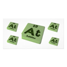 At Astatine Photo Card Template