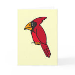 AT- Cartoon Cardinal Note Cards