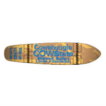 At Cowabungia State or COW State We Are HUNG Loose Skateboard Decks