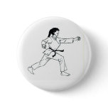 AT HER FEET PINBACK BUTTON