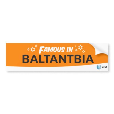 AT&T famous sticker Bumper Stickers by ATTSouvenirStore