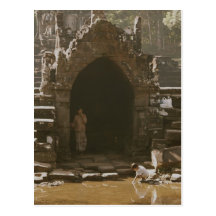 At the Baths Postcard