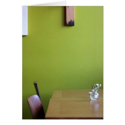 At the Cafe Greeting Cards by LFerroni