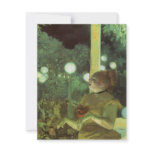 At the Cafe Concert: The Song of the Dog by Degas Personalized Invites