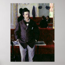 At the Cafe, Rouen, 1880 Print