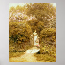 At the Cottage Gate Print