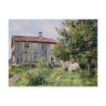 At the Farm, 1889 Postcard