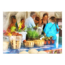 At the Farmer's Market Personalized Invitation