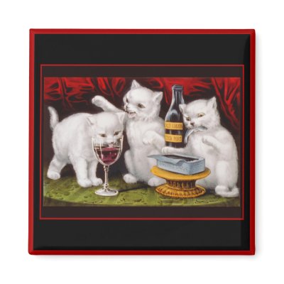 At the Feast - Magnet #1 by bontondesigns