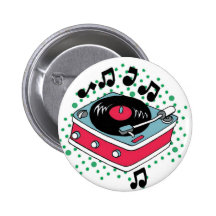 At the Hop! Pinback Button