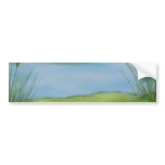 at the lake pretty landscape design bumper stickers