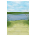at the lake pretty landscape design personalised stationery