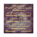 at the name of Jesus...