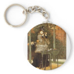 At the Rifle Range by James Tissot Key Chains