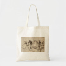 At the Theatre by Edouard Manet Canvas Bags