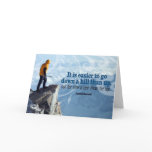 At The Top inspirational greeting note card