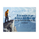 At The Top inspirational post card