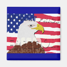 At What Price Freedom Square Magnet