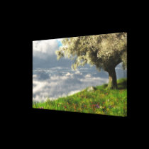 At World's Edge (Spring) Wrapped Canvas canvas prints
