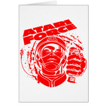Atari Force Red Greeting Card