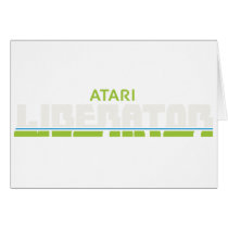 Atari Liberator Greeting Card