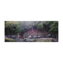 Atascadero Canyon Trucks Canvas Print
